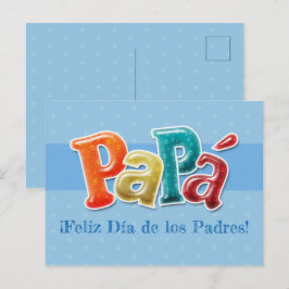 vykort - Papá Feliz Día de los Padres!