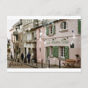 vykort, Paris Monmartre Vykort