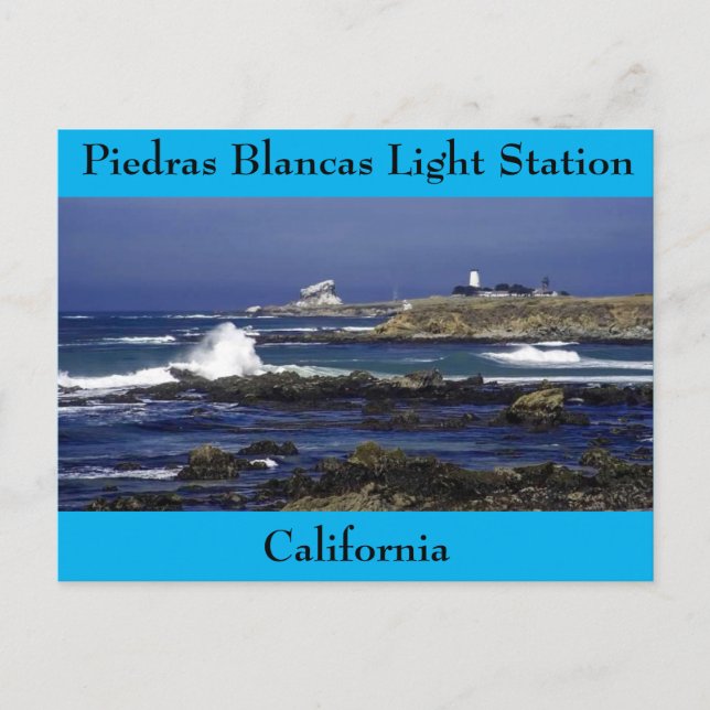 Vykort Piedras Blancas Light (Framsida)