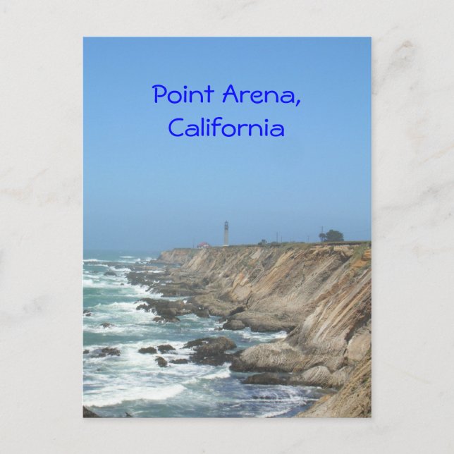 vykort - Point Arena California (Framsida)