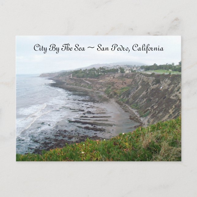 vykort Point Fermin park North San Pedro CA (Framsida)