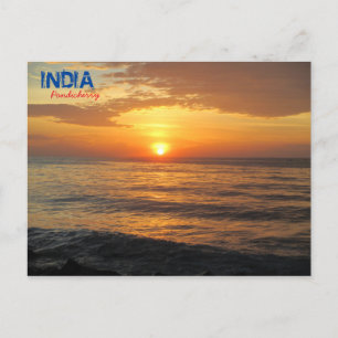 vykort - Pondicherry - Indien