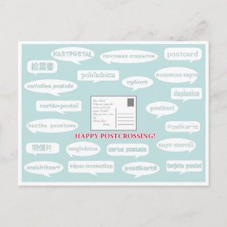 Vykort ’Postcross Speechbubbles’