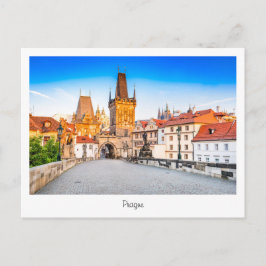 Vykort Prag i Tjeckien