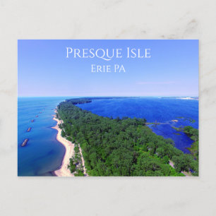 vykort - Presque Isle Erie PA