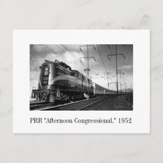 vykort - PRR "Aeftermiddag Congression" 1952