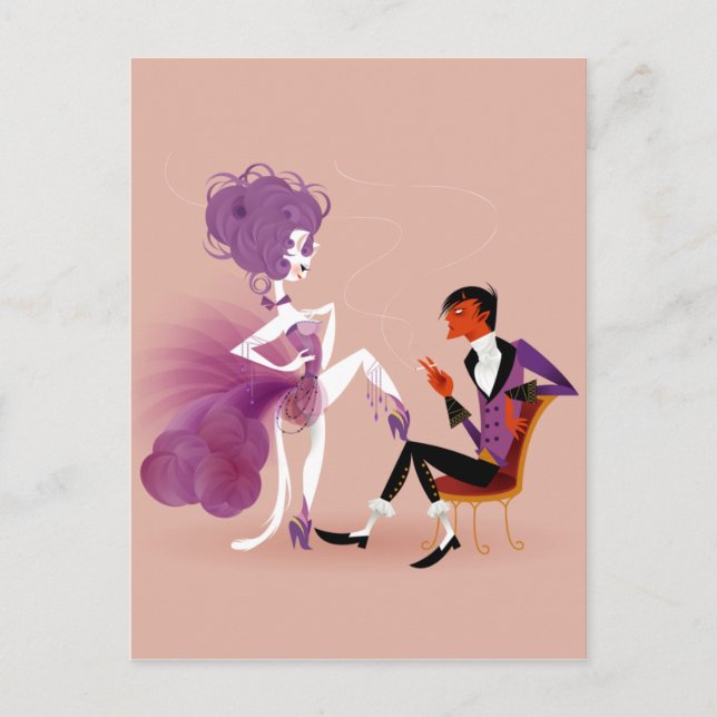 vykort Pussycat & Djävulen Ep1 (Framsida)