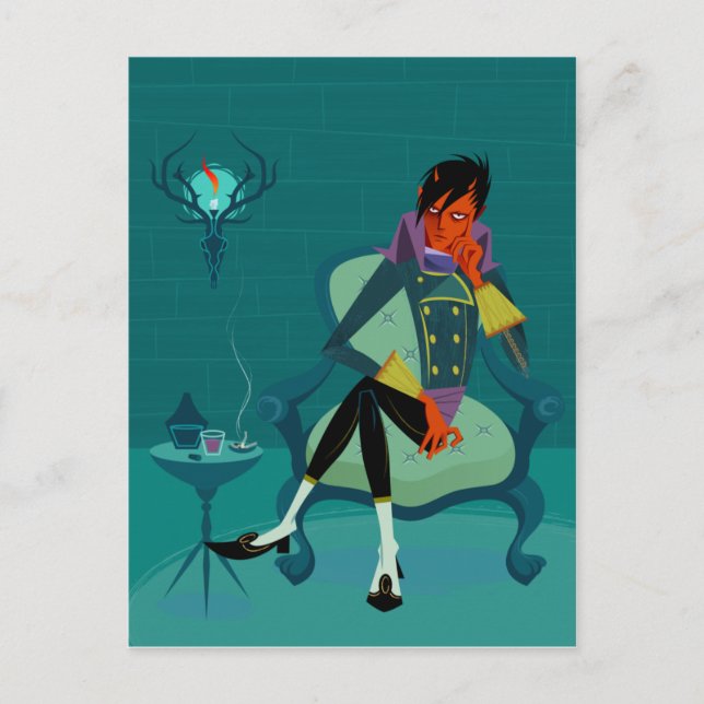 vykort Pussycat & Djävulen Ep2 (Framsida)