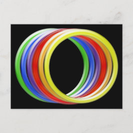 vykort - Rainbow Ringar
