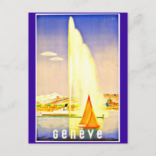 Vykort-Resor i gammal stil-Genève Vykort