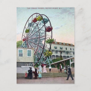 vykort - Rocky Point, Rhode island