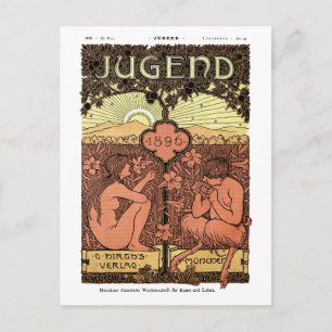 vykort: Rör i Pan - Jugend Magazine Vykort