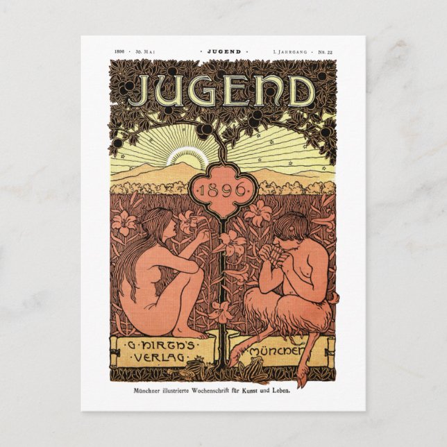 vykort: Rör i Pan - Jugend Magazine Vykort (Framsida)
