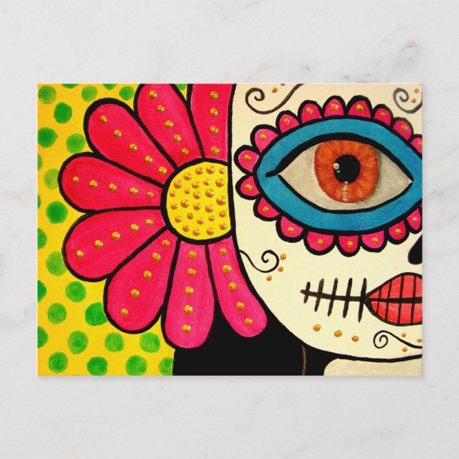 vykort "Rosa Mexicano"-day of the dead (Framsida)