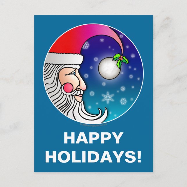 vykort - Santa Måne (Framsida)