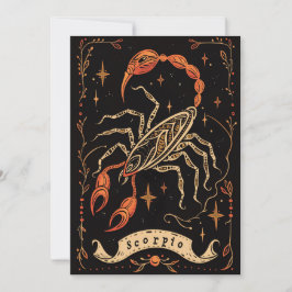 vykort - Scorpio Celestial Zodiac Art