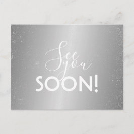 vykort - se dig snart Silver