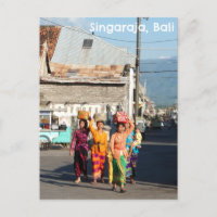 vykort Singaraja Bali Indonesia Balinese Women