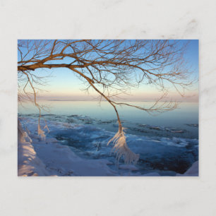 vykort, Sjö Ontario, Ice Kall. Vykort