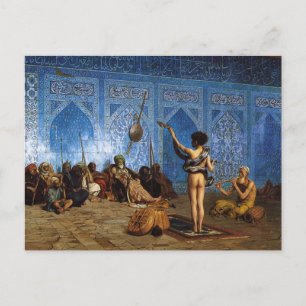 vykort: Snake Charmer Vykort