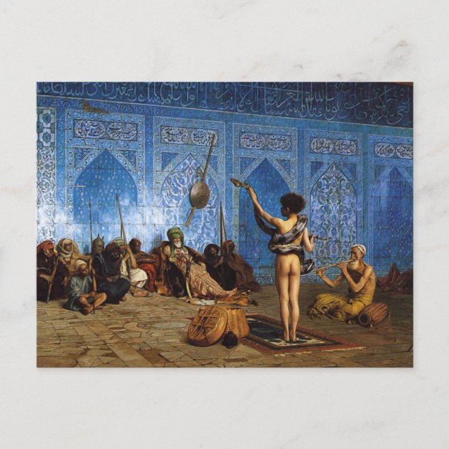 vykort: Snake Charmer Vykort (Framsida)