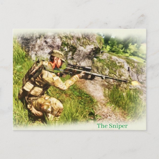 vykort:Sniper Vykort (Framsida)