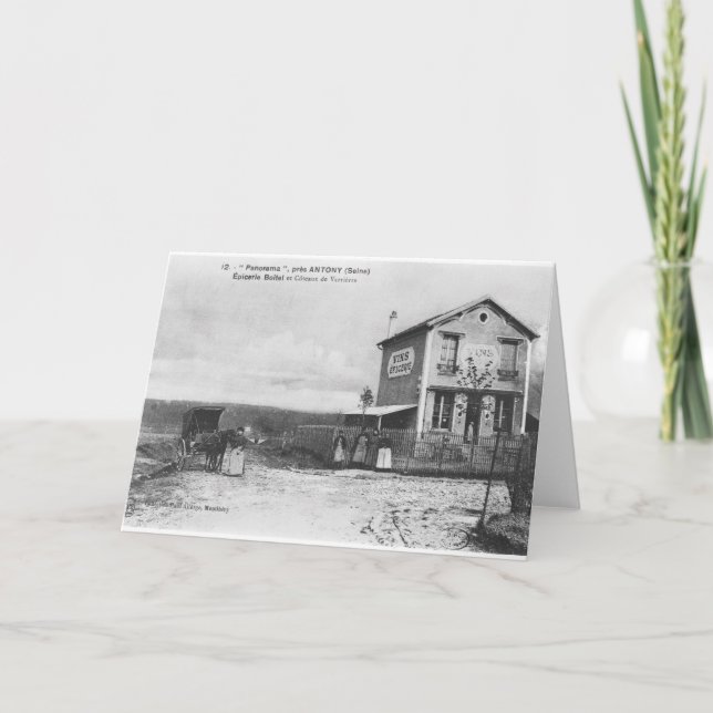 Vykort som visar "en panorama" nära Antony (Framsida)