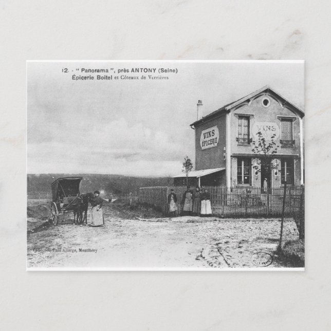 Vykort som visar "Panorama" nära Antony (Framsida)