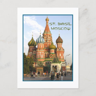 vykort: "St.Basil's, Moskva" Vykort