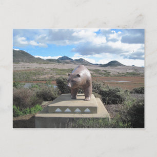Vykort: Statue of Los Osos Bear Vykort