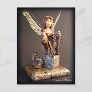 Vykort "Steampunk Fairy"