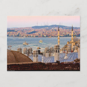 vykort Suleymaniye Mosque, Istanbul, Turkiet