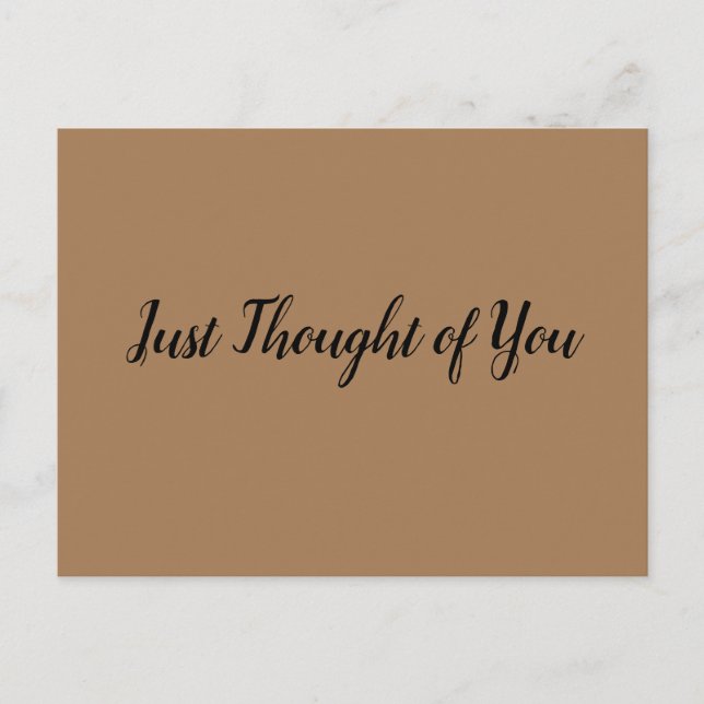 Vykort - tänk: Förlåt för det. (Framsida)