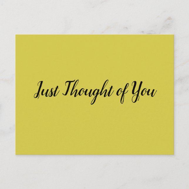 Vykort - tänk: och.. det underbara leendet! (Framsida)