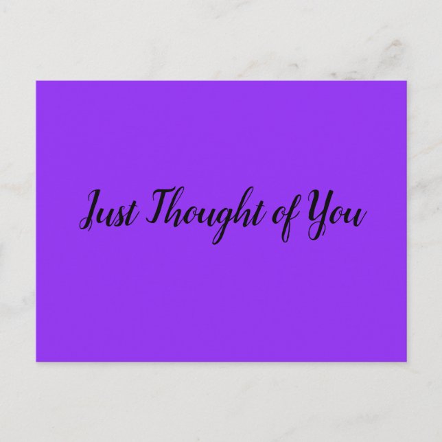 Vykort - tänka: Stressa att släppa. (Framsida)