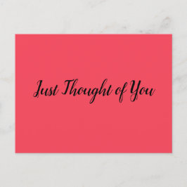 Vykort - Tanke: fred och lycka