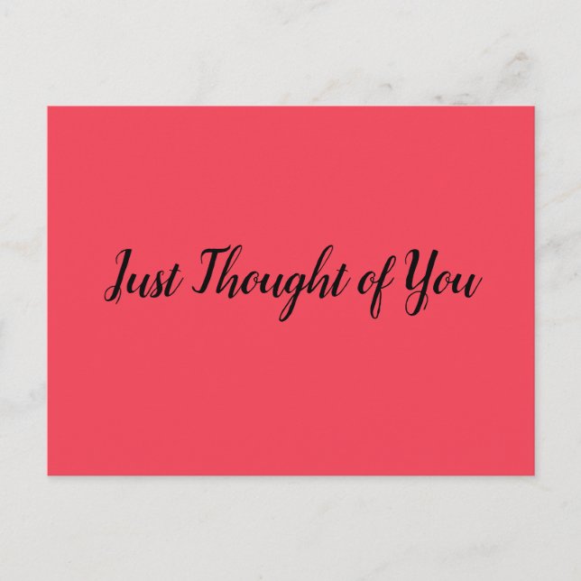 Vykort - Tanke: fred och lycka (Framsida)