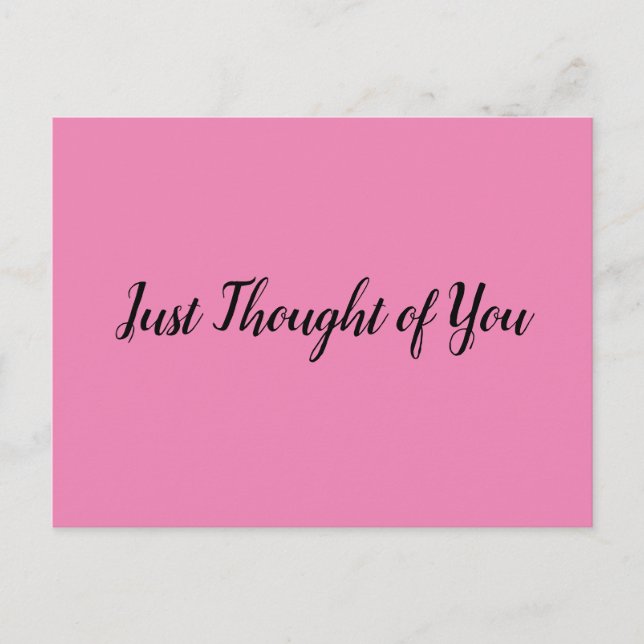 Vykort - Tanke: Glad födelsedag speciell dam! (Framsida)