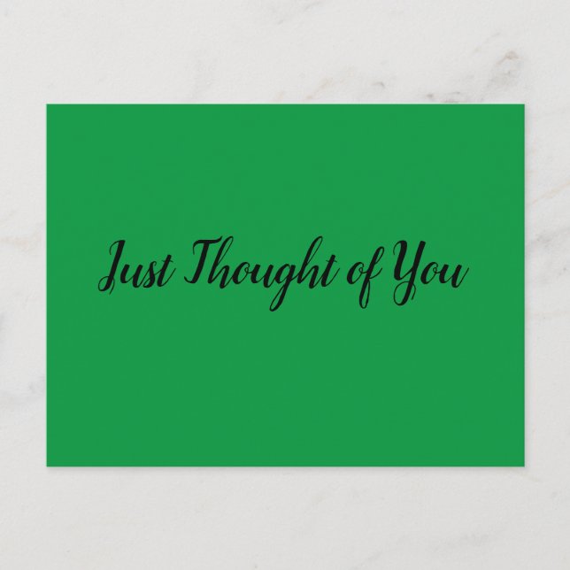 Vykort - Tanke: Låt oss höras snart. (Framsida)