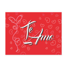 Vykort - Te Amo
