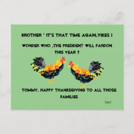 vykort: Thanksgiving-vykort Vykort