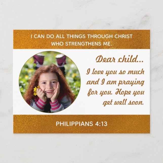 Vykort till ett barn på sjukhus (Framsida)