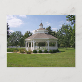 vykort - Tipton Indiana Gazebo