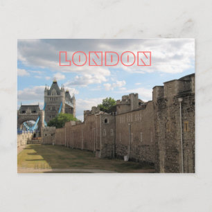 vykort torn i London och Torn Bridge