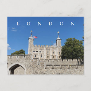 vykort torn i London White Torn