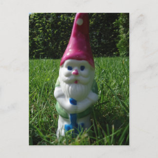 Vykort "Trädgårdstomte"