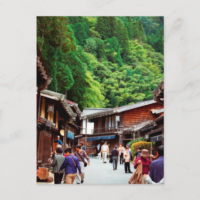 vykort Tsumago, Nagano, Japan (Framsida)