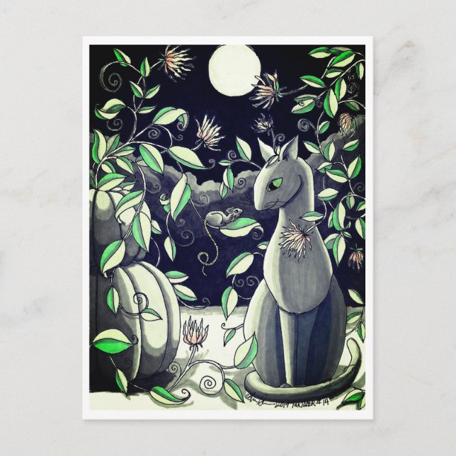 vykort: Tyst konversation mellan vänner Vykort (Framsida)