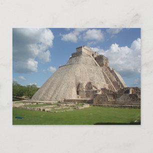 Vykort Uxmal i Yucatan, Mexiko