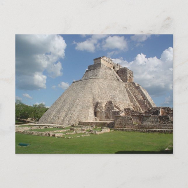 Vykort Uxmal i Yucatan, Mexiko (Framsida)